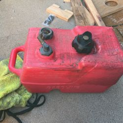 3 Gallon Gas Tank For Outboard Motor Come With Gauge So Empty Or Full