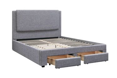 Queenn Size Plain Grey with Orthopedic Matres.colchon!!!