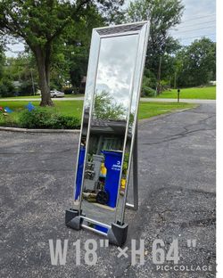 Tall dressing standing mirror like new
