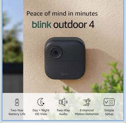 Blink Outdoor 4 Smart Security Camera – Wireless & HD (2 Cameras)