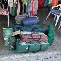 Camping Equipment Tents Stove Sleeping Bags 