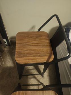 30 inch bar stool of 4 bar height metal barstools with wood seat low back kitchen bar chairs matte black