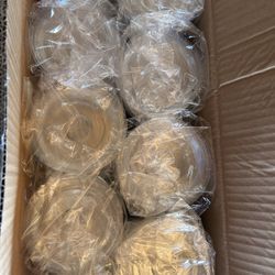 clear flat cup lids