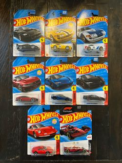 Hot Wheels FERRARI set 8x Formula 1 Lewis Hamilton STH th super treasure hunt diecast Jdm Honda Chevy lowrider hot rod