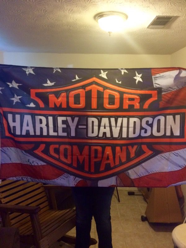 Harley Davidson 3x5 ft banner 15.00firm