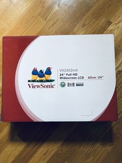 New ViewSonic 24” Full HD Widescreen LCD Monitor