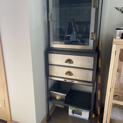 Custom Metal Apothecary Cabinet
