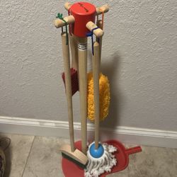 Kids Broom Mop Toy Set