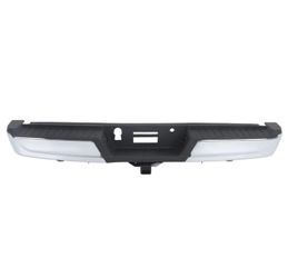 Rear Step Bumper For 2021-2023 Ford F-150 w/ Towing Pkg w/o Sensor Holes Chrome