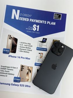 iPhone 16 Pro Max 6.9" (Unlocked) 256GB Good Black Titanium