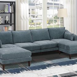 Brand New Grey Modular Sectional Sofa 