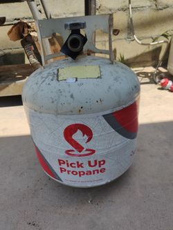 Gas propane tank empty