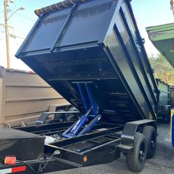 Scissor Lift Dump Trailer