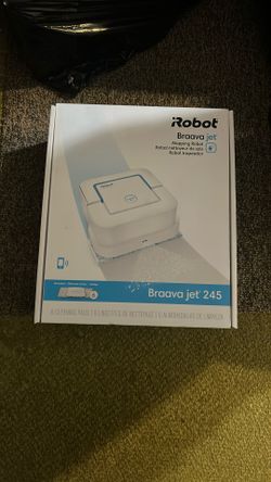 iRobot Braava Jet 240 Superior Robot Mop Pads Precision Jet Spray x2 Batteries