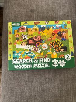 Ben Ben Search & Find Wooden Puzzle 6-Set
