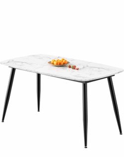 Table - faux marble finish