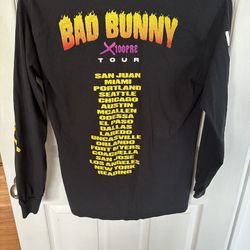 2019 Bad Bunny x100 Pre Tour Tee