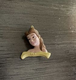 Vintage Beauty & The Beast Belle Necklace Charm
