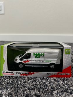 VHTF Greenlight 1/43 Scale U-HAUL 2016 FORD TRANSIT VAN Mint In Box