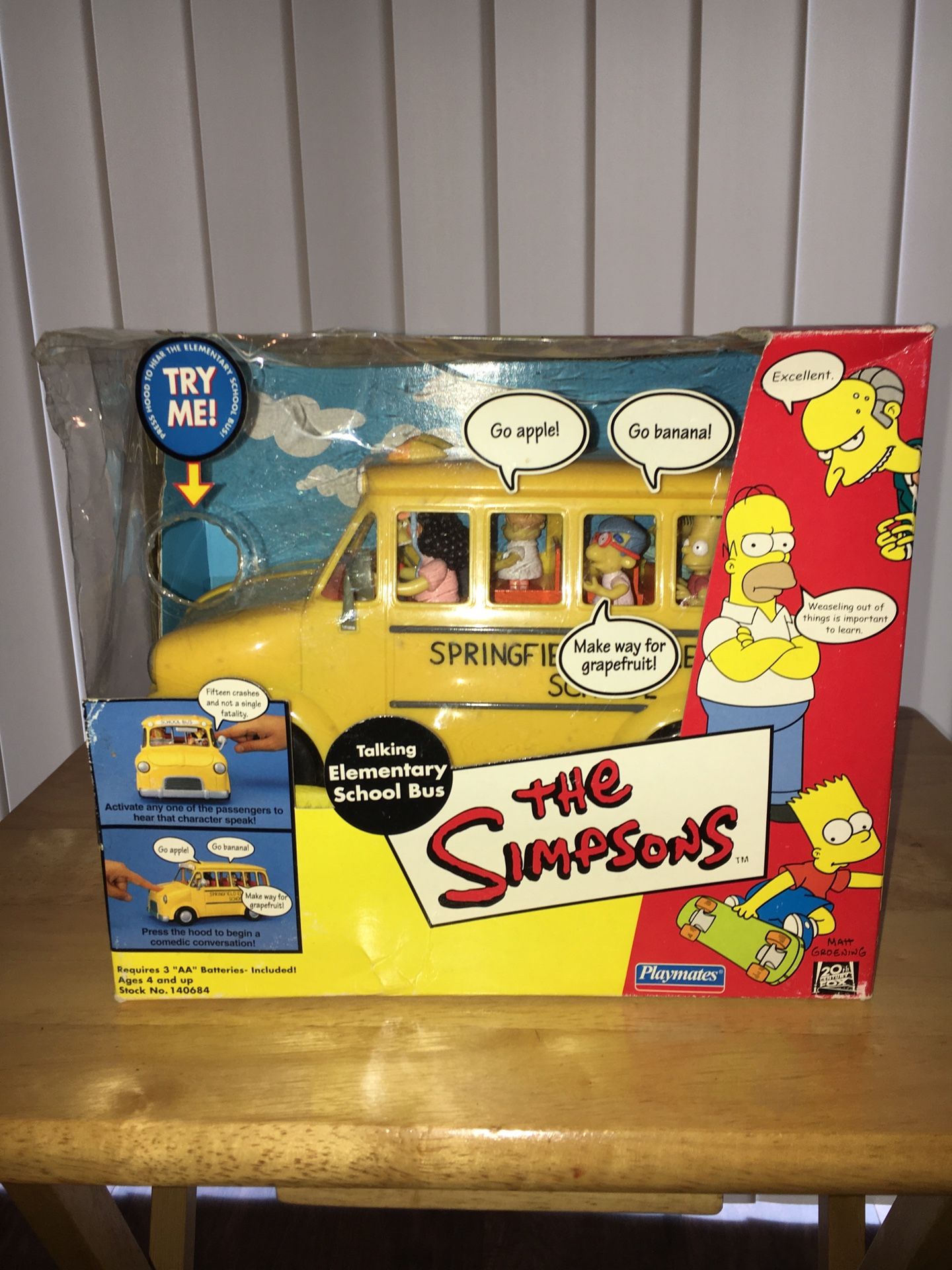 2002 The Simpsons Talking Elementary School Bus,All Products : American Fashion Style Bags On Sale