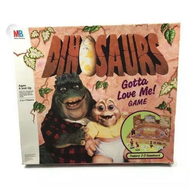 Dinosaurs Gotta Love Me Kids Disney 1991 Board Game