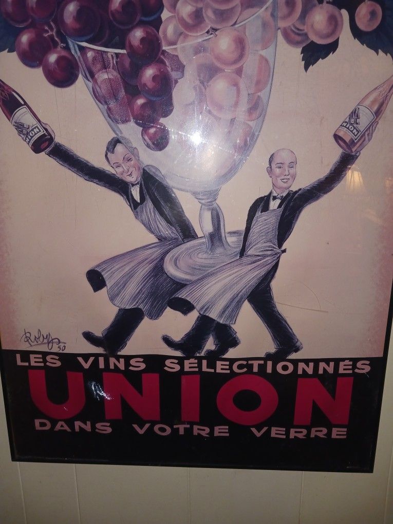 Huge Poster Les Vins Selection nest.