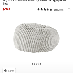 Living Spaces Bean Bag