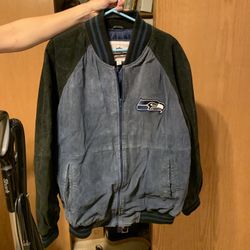 Seattle Seahawks suede jacket