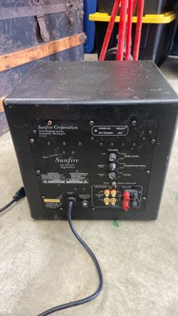 Sunfire true subwoofer