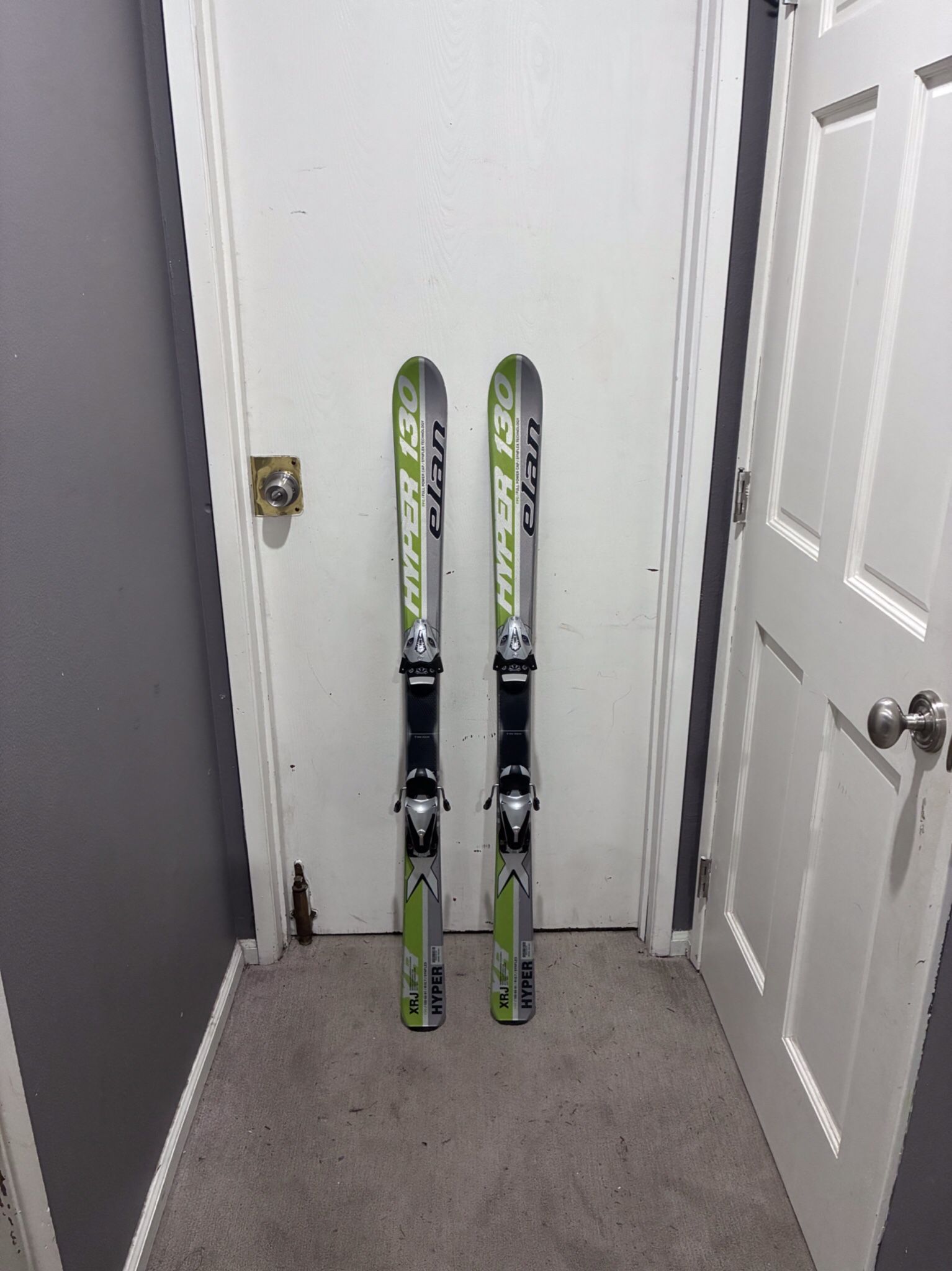Skis with Bindings - Size 130cm