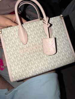 White And Pink Micheal Kors Bag