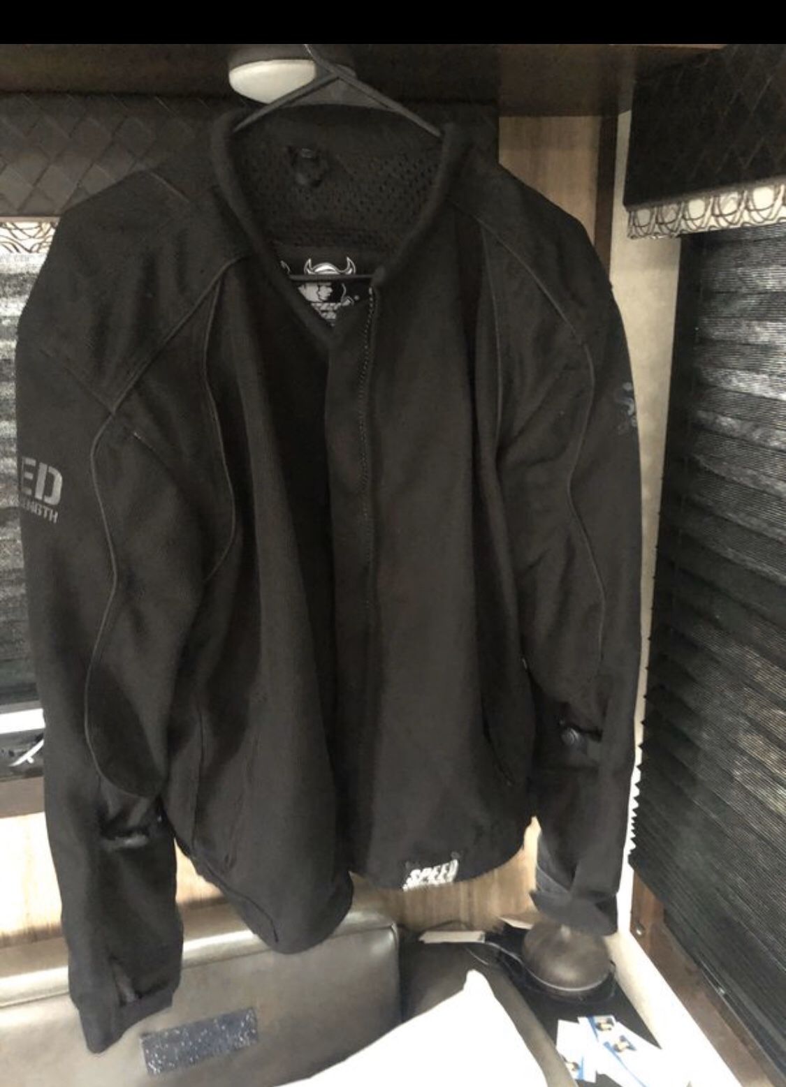 Speed and strength motorcycle jacket Size M