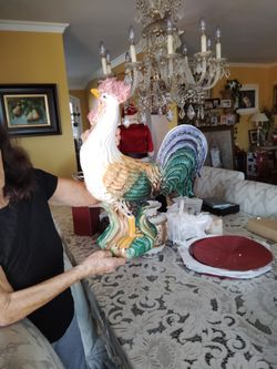 Italian Porcelain Rooster/Chicken 