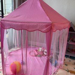 Pink Princess Play Tent Kids House