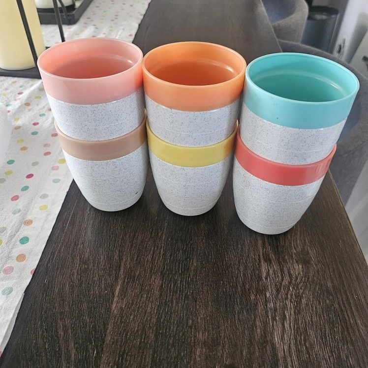 6 Therm-o-thumblerette Cups