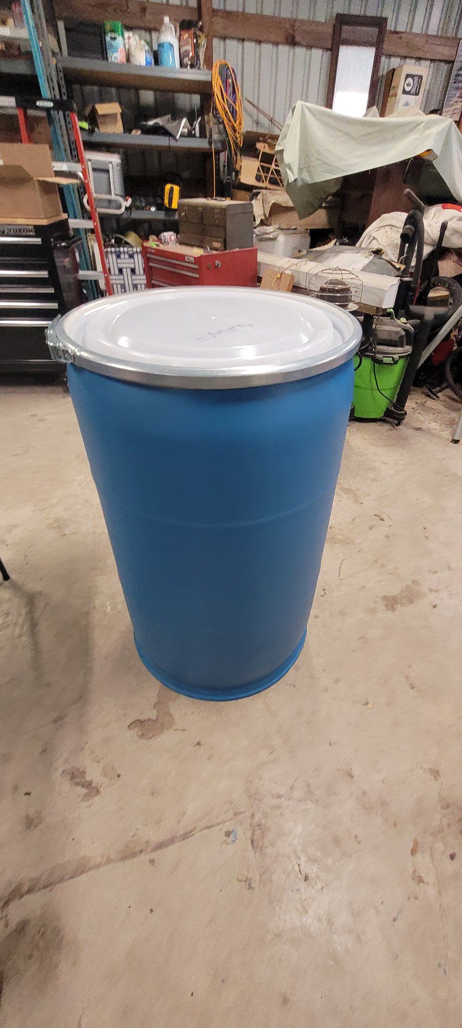 Food grade 60 gallon removable lid barrels 