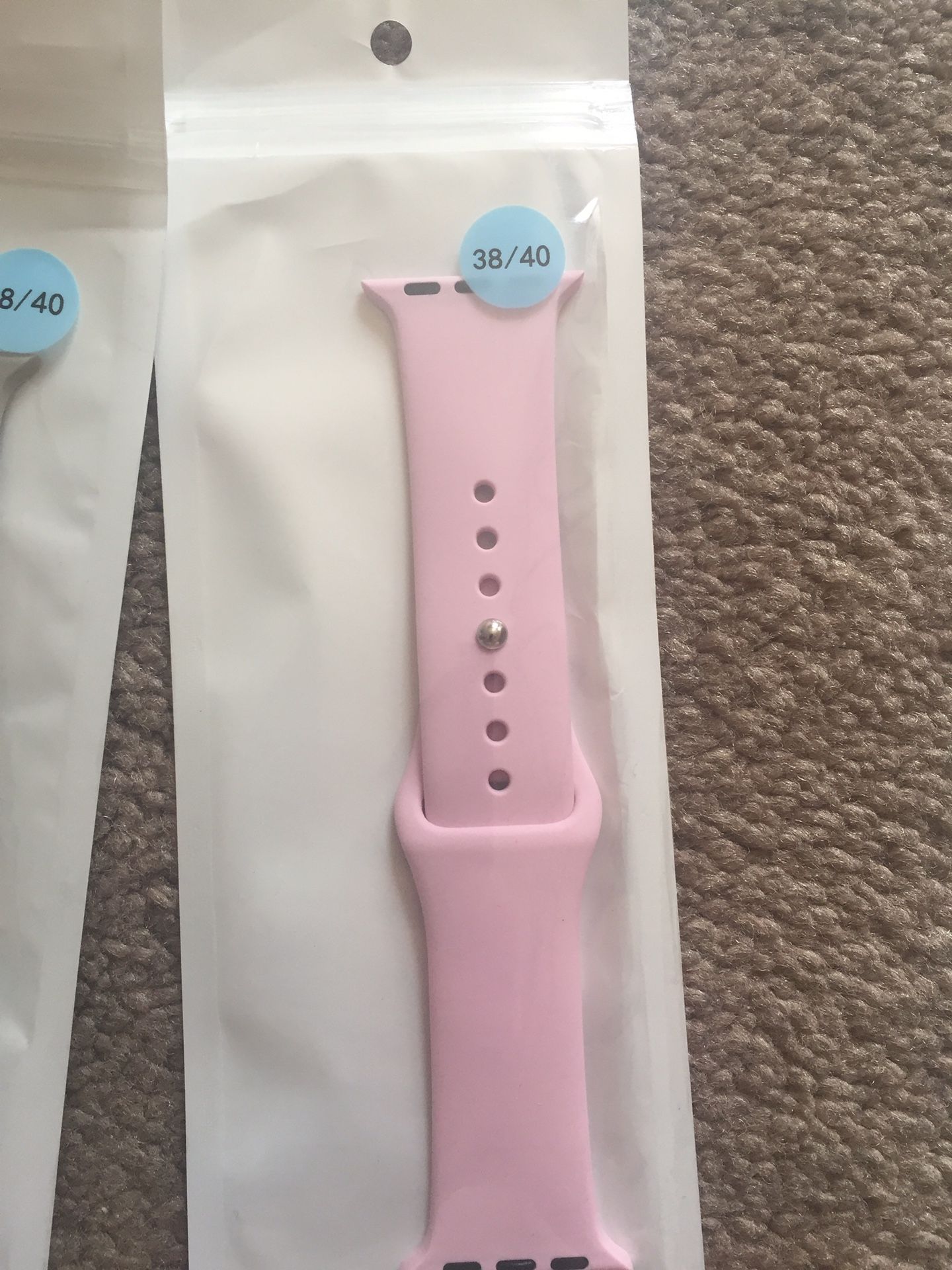 Light pink Apple Watch band