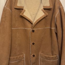 Men’s Sherpa Coat Size Large