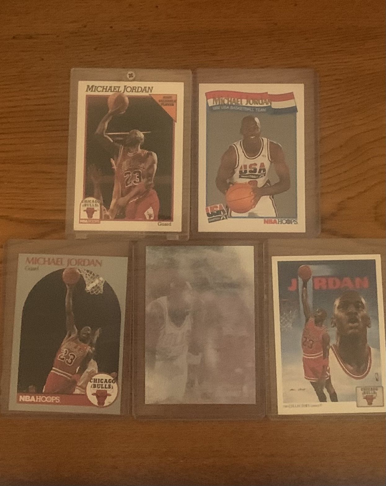 5 Michael Jordan Cards