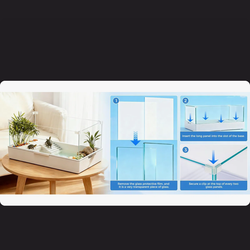 Easy to clean turtle tank