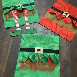 Set of 3 Christmas seat covers