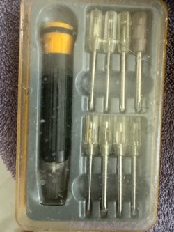Screws with a driver