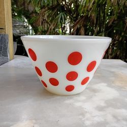 Fire King Polka Dot Bowl