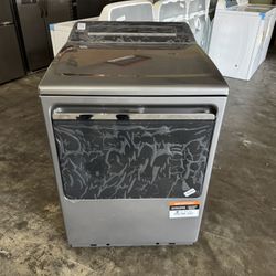 Whirlpool 7.4 cu. ft. Smart Vented Electric Dryer in Chrome Shadow