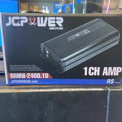 JCPower Audio System 1 Channel Amplifier Rmini 2400.1D