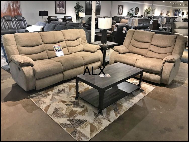 Ashley Sofa And Loveseat Living Room Set Reclining Free Delivery