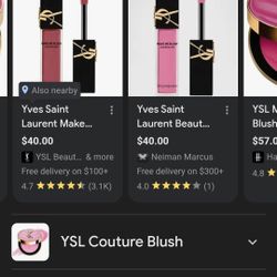 New Yves Saint Laurent Blush