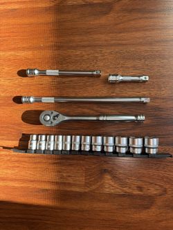 Schwaben Ratchet Socket Extensions 16pc Mm Set 3/8