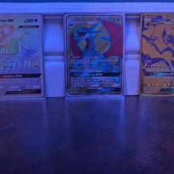 Salamanca,Nihilego, And Lunala GX Full Arts