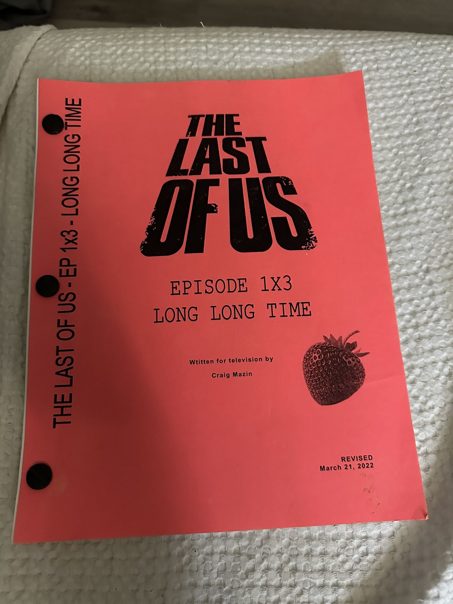 The Last Of Us screenplay